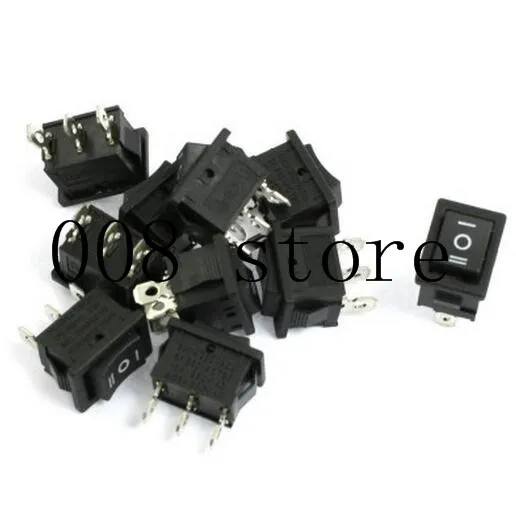 Промо-акция! 5 шт. x AC 10 a/250 V 15A/125V 3 Pin SPDT ВКЛ-ВЫКЛ-ВКЛ. 3 положения кулисный переключатель для лодки