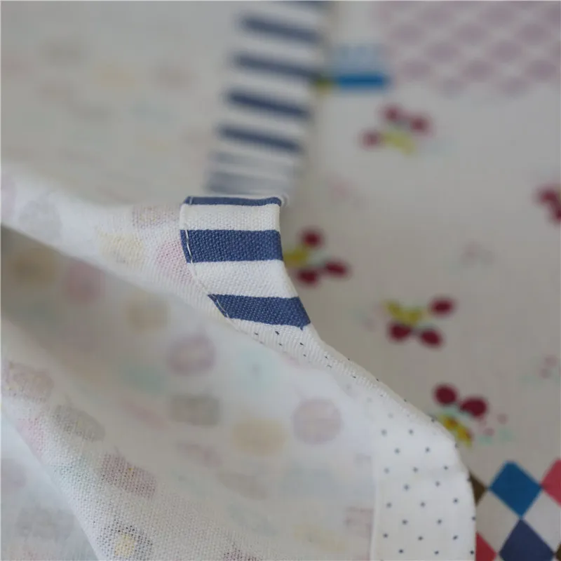 Белая скатерть из хлопка с принтом в национальном и американском стиле