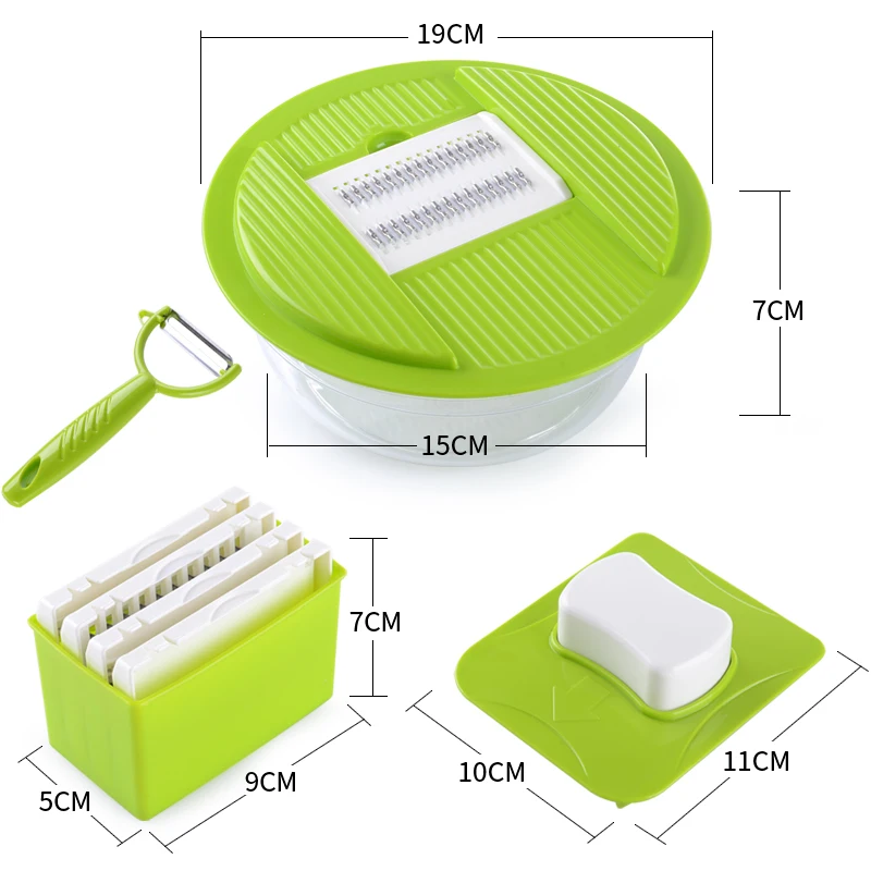 Терка овощерезка измельчитель для овощей инструмент с 4 лезвиями стали картофеля