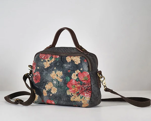 Женские сумки-мессенджеры винтажные холщовые сумки на одно плечо Повседневная