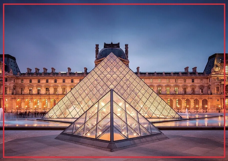 Пирамида в Парижском Стиле римская башня сувенир 78*54 мм жесткое украшение магнит