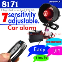 universal siren accessorie car alarm system sound aloud horn burglar vibration alarm chadwick 8171 installation non destructive