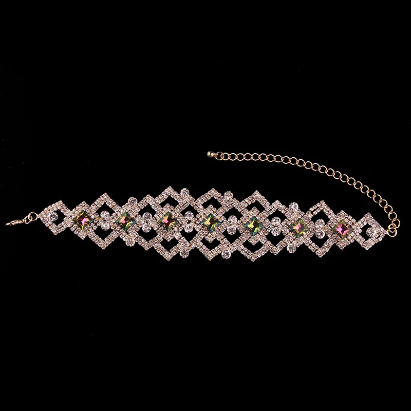 Fashion Choker Crystal Chocker Rhinestone Necklace Women Luxury Jewelry Accessories |