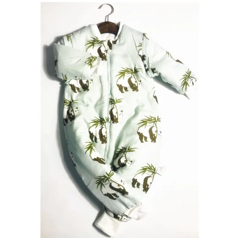 Спальный мешок для детей муслин с хлопком детский спальный милый мультяшный узор