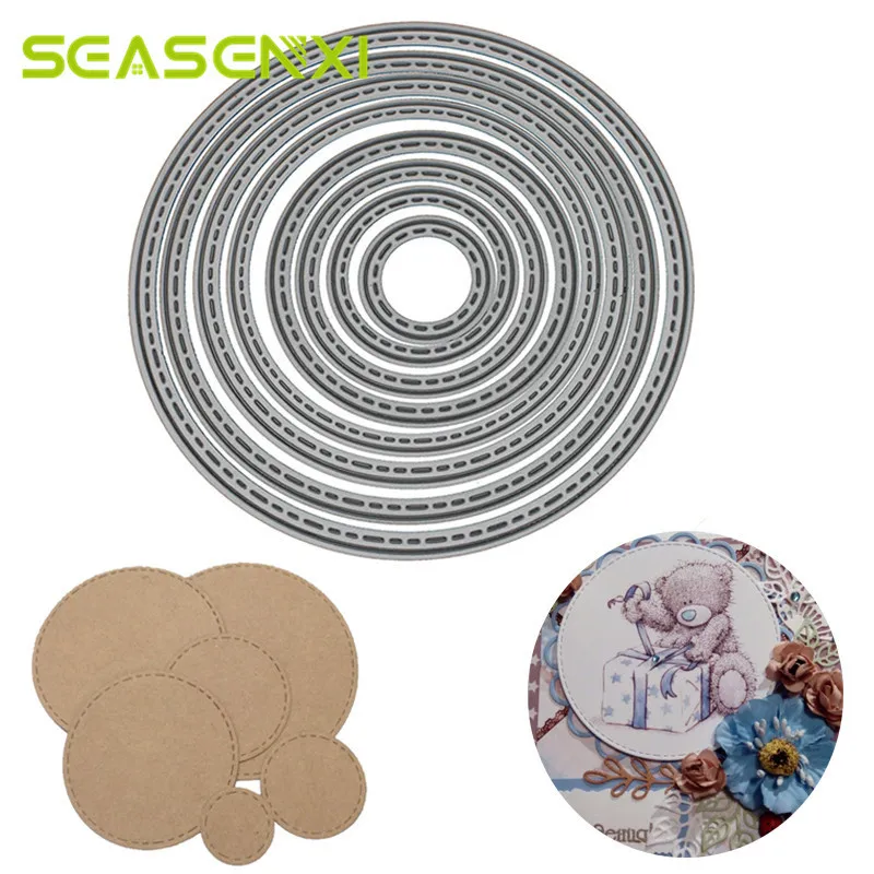 Металлические режущие штампы рамки трафареты для DIY скрапбукинга тиснение