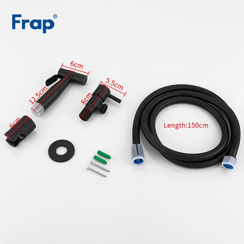 

Frap Bidet Faucet Toilet Handheld Bidet Spray Brass Cold Water Bidet Tap Shattaf Shower Sprayer Hold Hose Torneira Y50012/Y50013