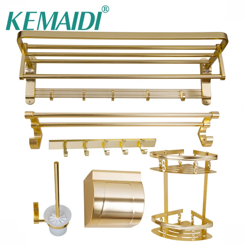 Новое поступление от KEMAIDI полка из алюминиевого сплава для ванной комнаты