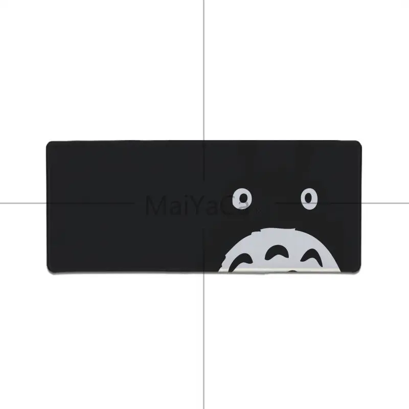 Черный и белый коврик для мыши Maiyaca с надписью My neighbor totoro|Коврики мышей| |