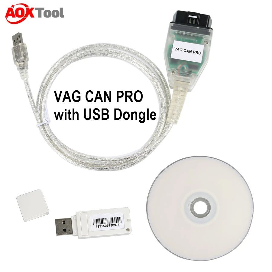 Заводская цена для VCP VAG CAN PRO полнопакетная шина + UDS K LINE s. W V 5.5.1 с USB ключом|bus can|k-line