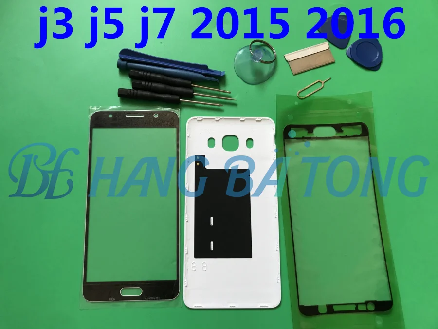Передний экран стеклянный объектив для Samsung Galaxy j3 j310 j320 j5 j500 j510 j7 j700 j710 2015 2016 Крышка