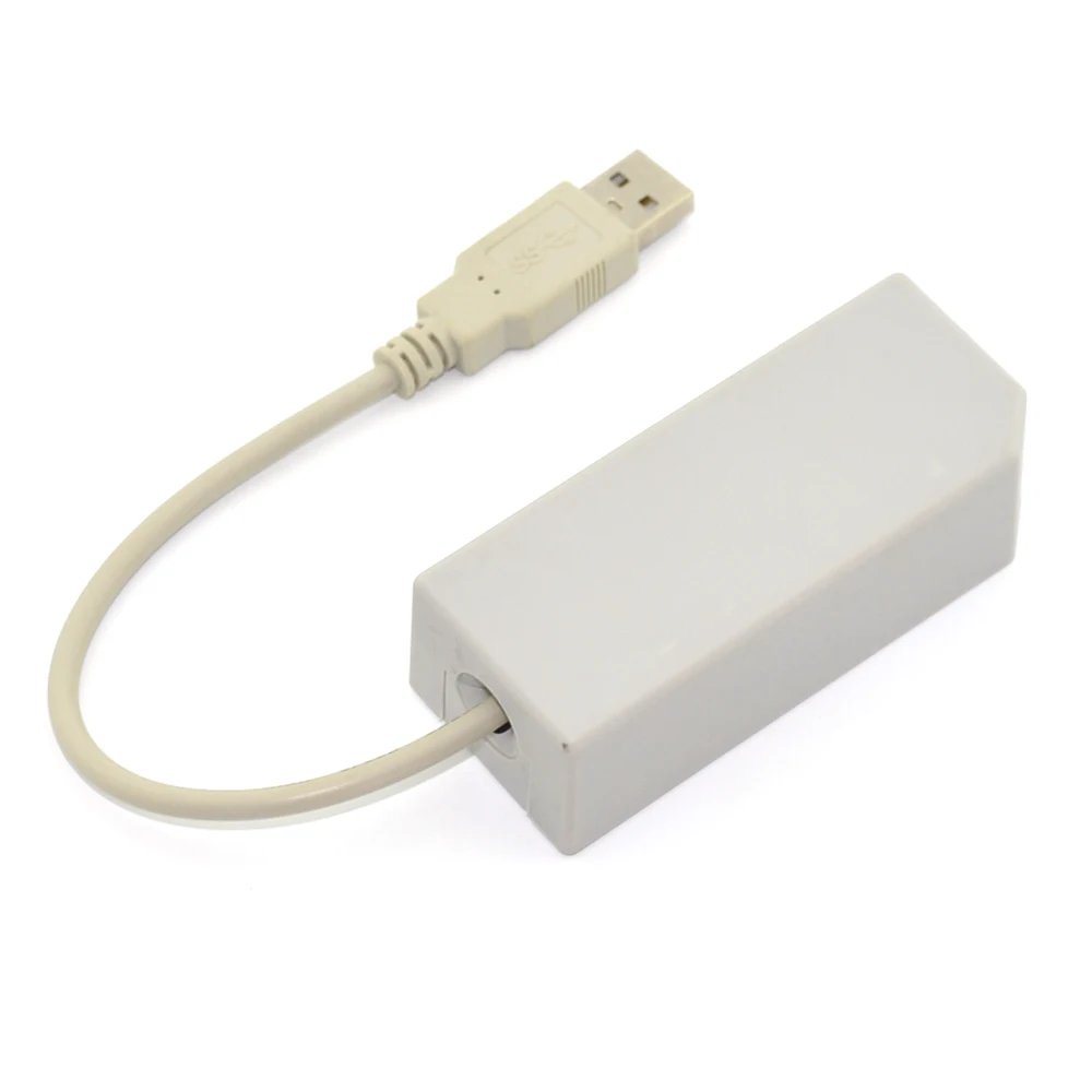 10 шт. сетевой разъем адаптера LAN USB Plug Play Интернет Ethernet кабель для W ii U PC Promotion|cable