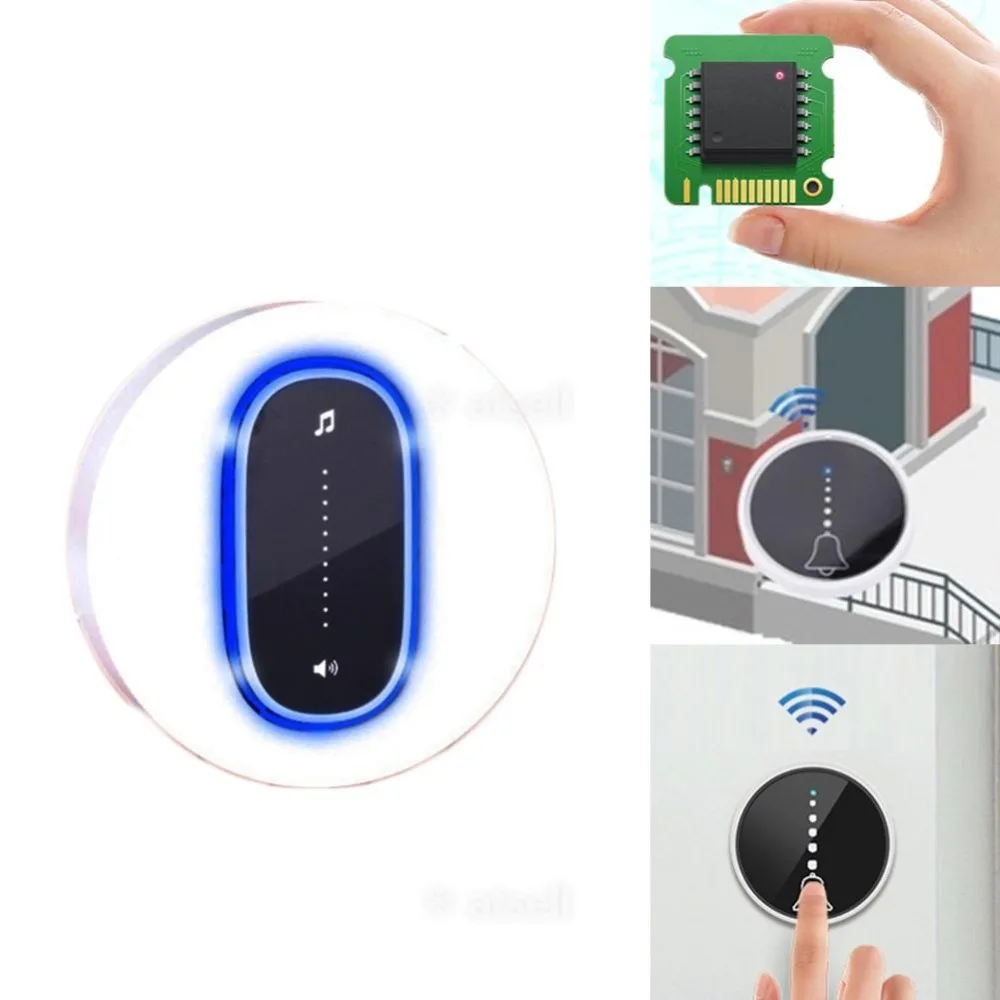 ЕС Великобритании США разъем автономным питанием Беспроводной дверной звонок