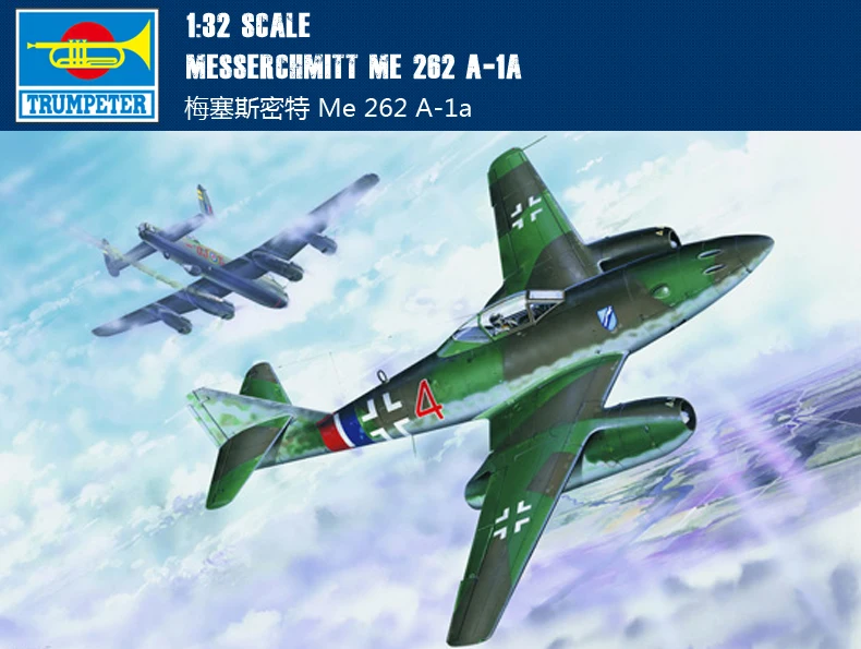 Трубач 02235 1/32 messerchmitt мне 262 A-1a