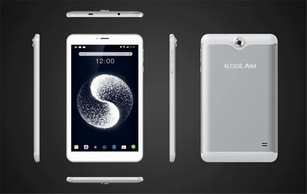 KOSLAM 7 дюймов Android 7,0 MTK 4 ядра планшетный ПК 1 Гб Оперативная память 8 ГБ Встроенная память два слота sim-карты AGPS WI-FI Bluetooth