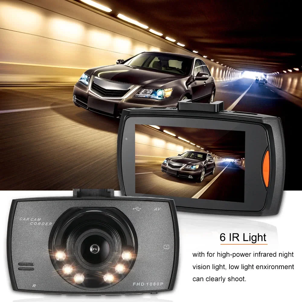 JuneHome Full HD 1080P Автомобильный видеорегистратор 2 7 дюймовый IPS экран Автомобильная