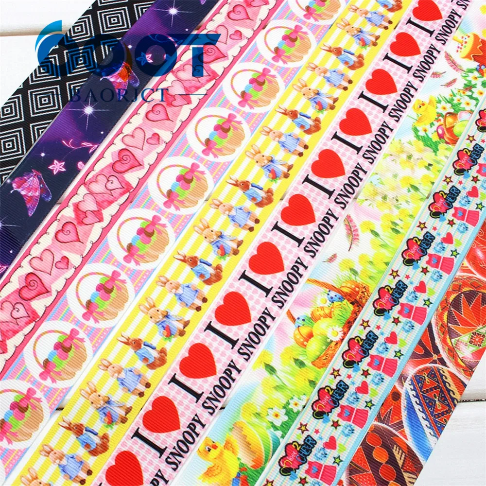 OOOT BAORJCT 17225151 1 'ཕ ММ мультфильм Печатных grosgrain ленты DIY ручной работы аксессуары