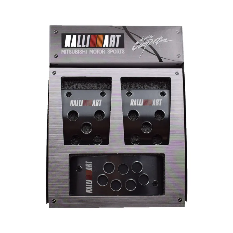 MT Car MT/AT Racing Ralliart автомобильные газовые колодки, педали акселератора, педаль тормоза, педали сцепления для Mitsubishi Lancer Pajero Triton - Color Name: MT Car