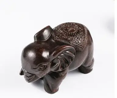 Эбеновое дерево ручной алоэ с резными узорами на плотность черная кожа поделки