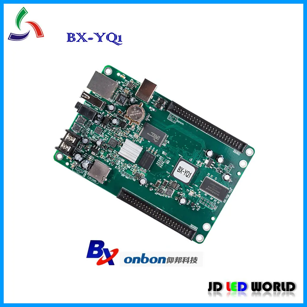 BX YQ1 мультимедийный плеер асинхронный RGB полноцветный светодиодный контроллер