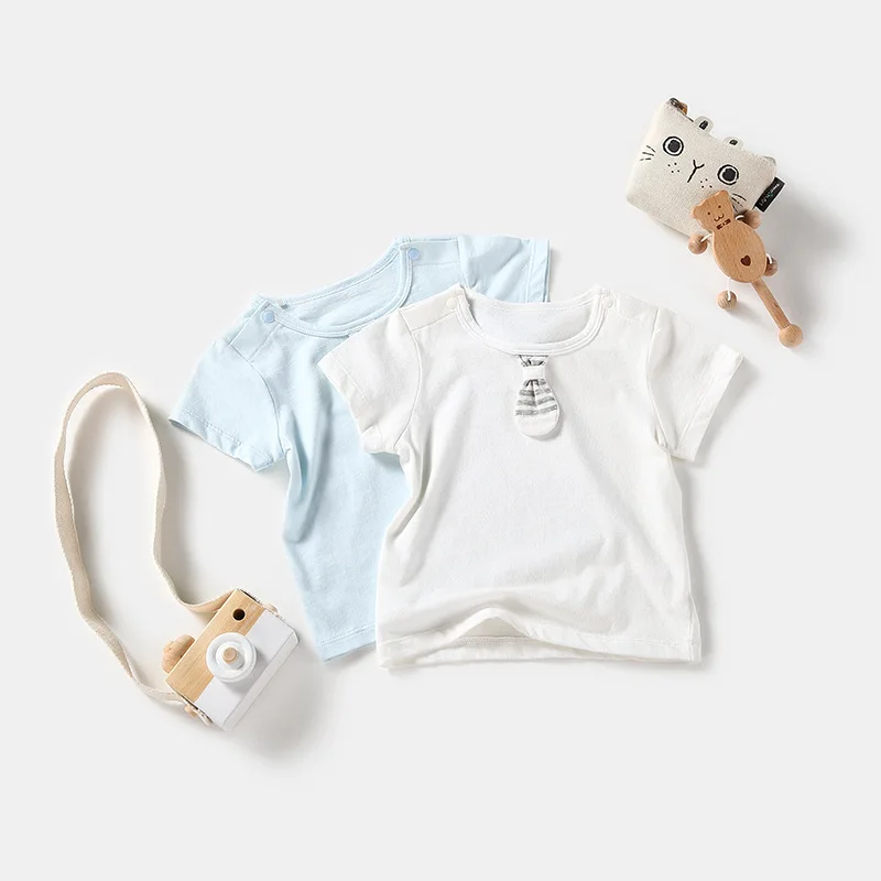 Детская футболка-поло т-shirs одежда для маленьких мальчиков Одежда младенцев