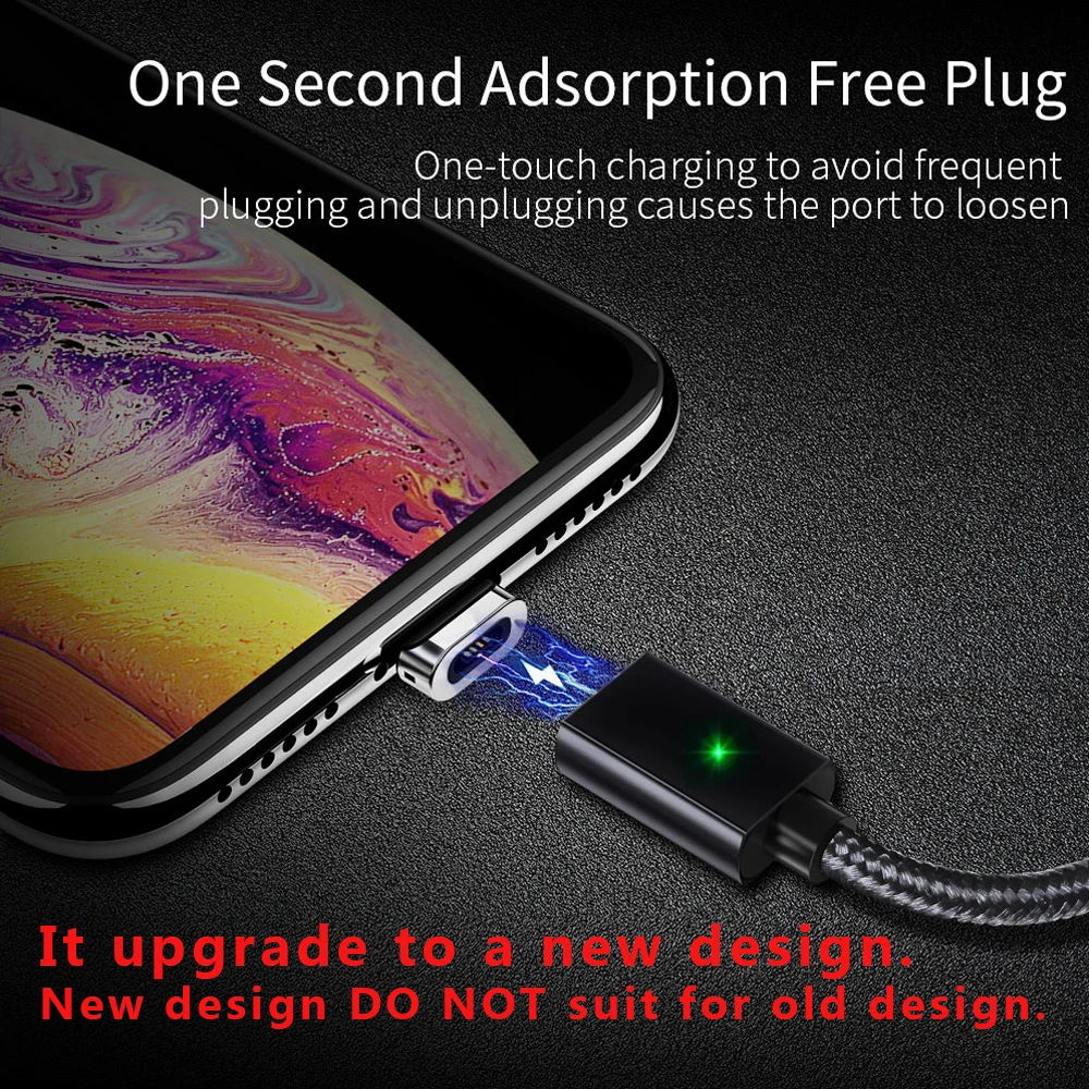 Essager Магнитная Зарядное устройство Кабель с разъемом микро usb типа C для samsung Huawei