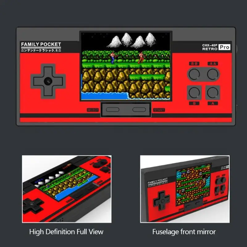 Высокое качество Coolboy RS-88 ретро портативный мини ручной 3,0 дюймов ЖК-Игры Поддержка двух человек встроенные 348 классические игры