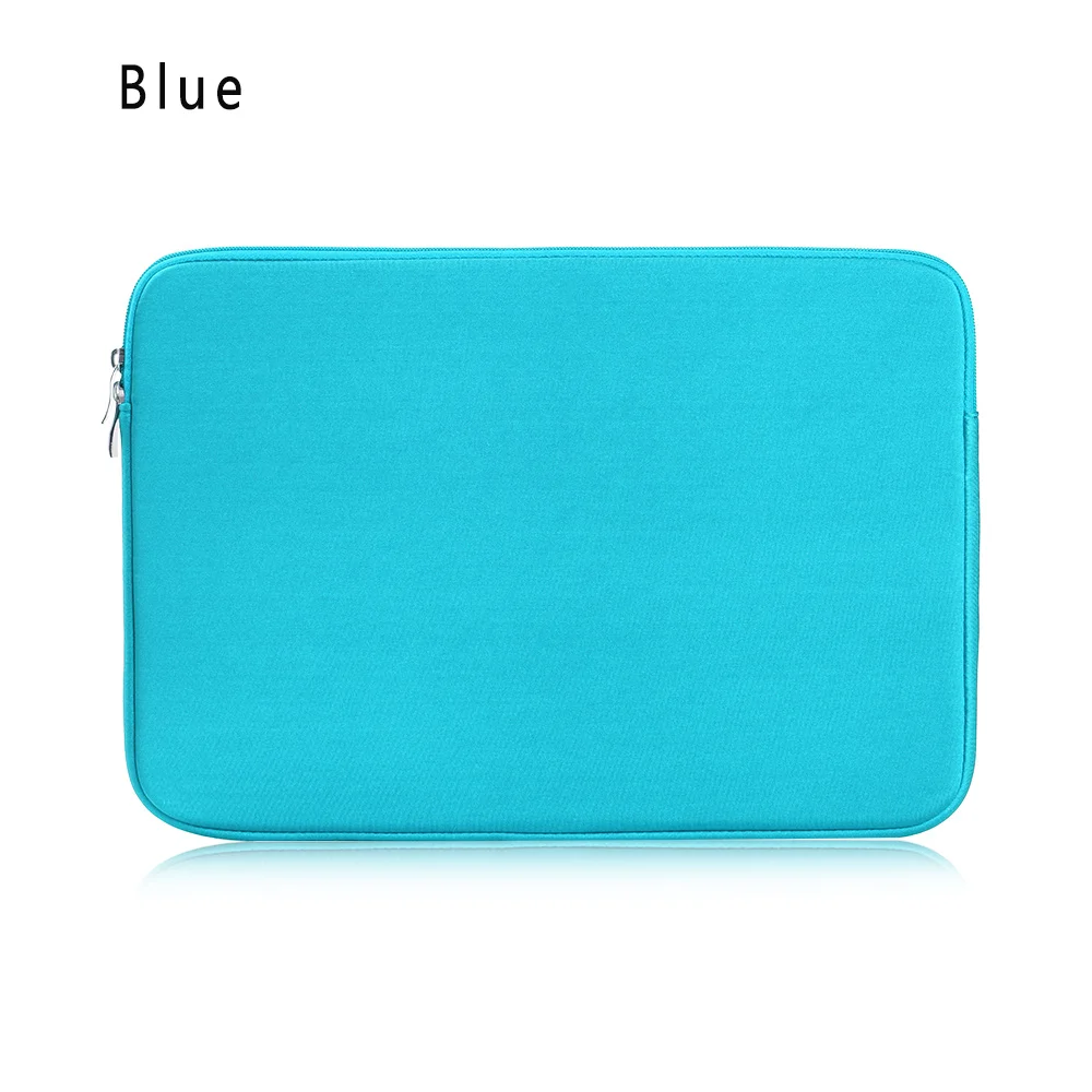 Blue 11 13 14 15 дюймовый Мягкий ноутбук сумка портфель сумка для ноутбука чехол для MacBook Air Pro lenovo hp Dell Asus - Цвет: Blue