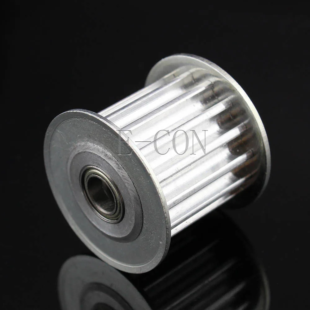 

1pcs HTD 5M15T 6mm Bore 16mm/21mm Width Aluminum Timing Belt Idler Pulley With Bearing 15 Teeth
