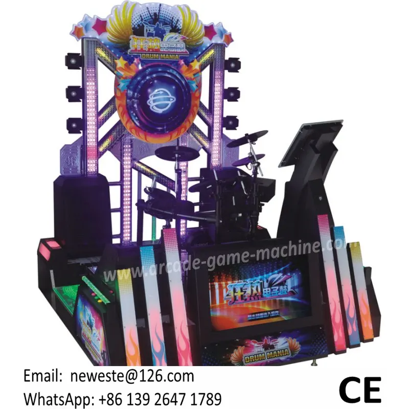 Развлекательный электронный джаз Музыкальный барабан монетный симулятор