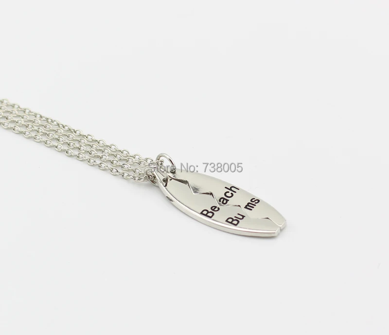 2015 Новый стиль сломанная доска для серфинга 2 части серебряная надпись пляжные