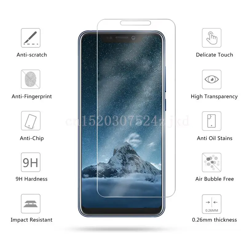 Закаленное стекло для ZTE Axon 9 профессиональная защитная пленка 2.5D 9H Защита экрана