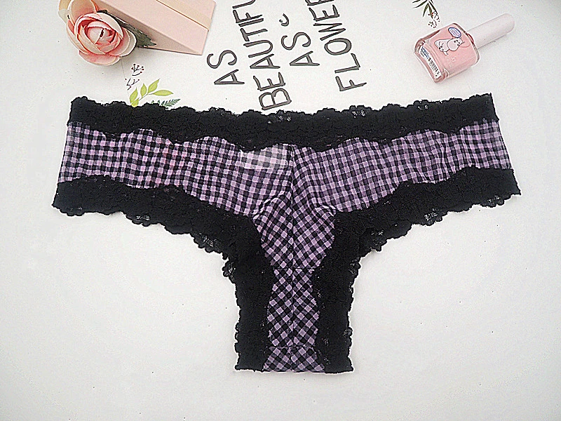 Сексуальное кружевное нижнее белье женские хлопковые трусики vs pink push up плюс
