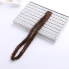 100% натуральный норковый мех, аксессуары для одежды, свитер сделай сам, пуховик, капюшон, шапка, меховой воротник, обувь, TKS012-coffee