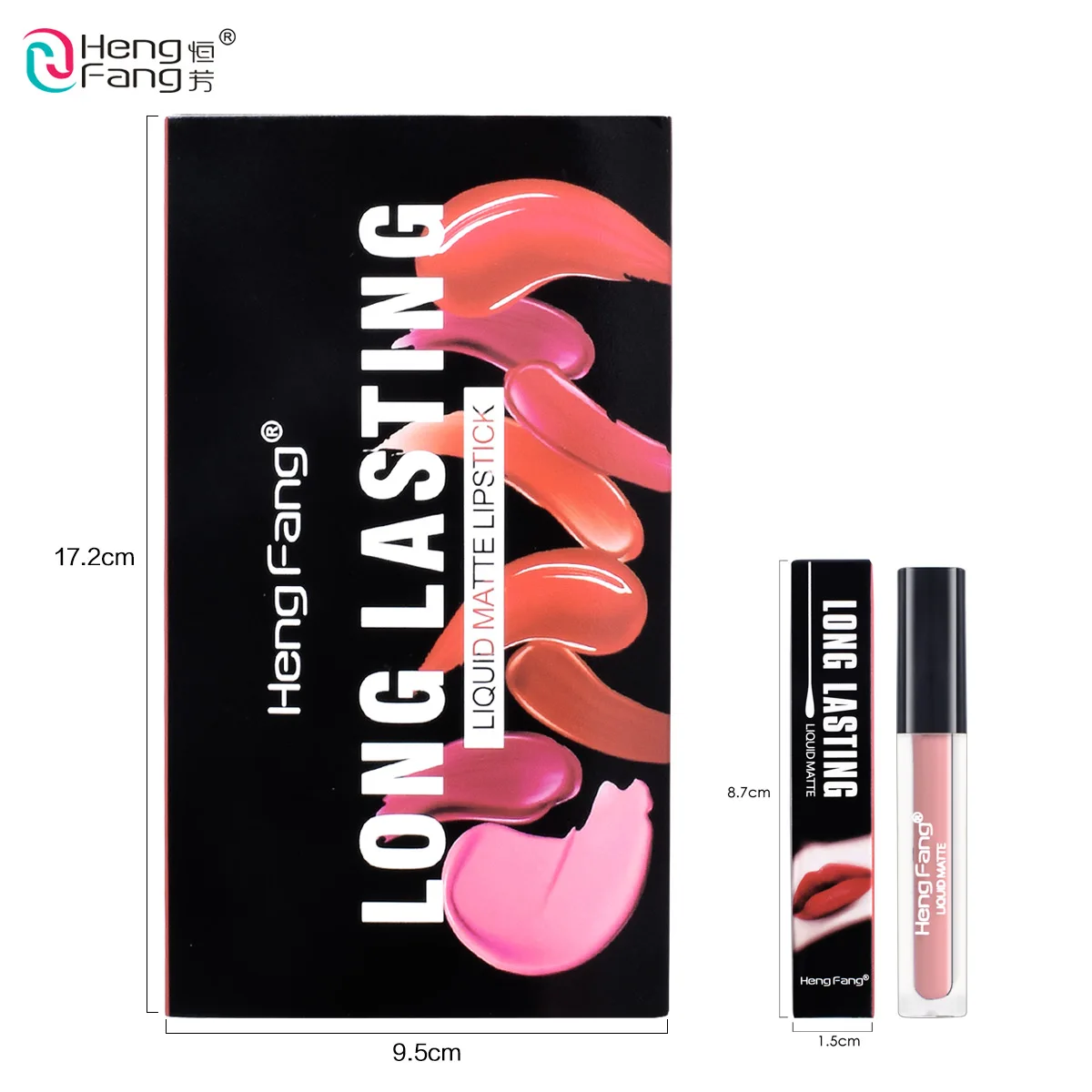 10 шт./компл. матовая долговечная помада цветов жидкий блеск для губ водостойкая