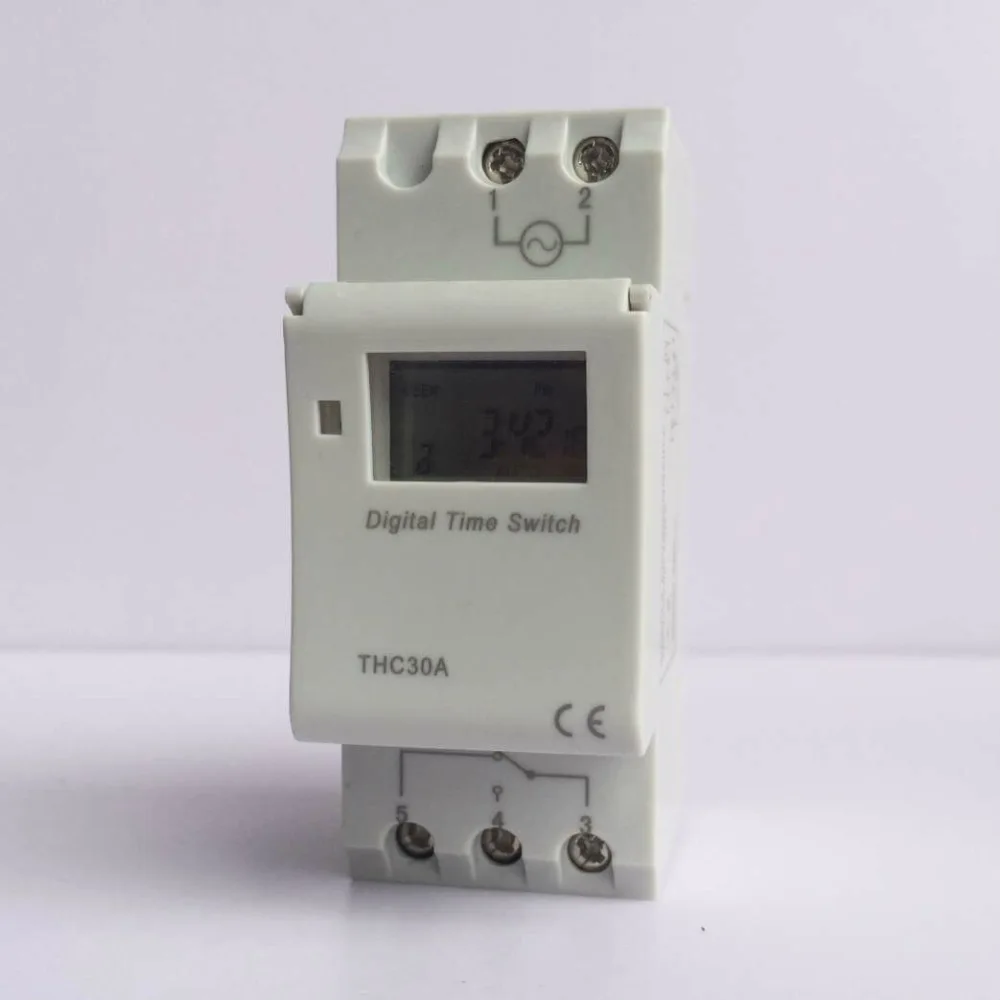 THC30A 30A цифровой таймер Еженедельный программируемый электронный 220VAC|timer timer|switch