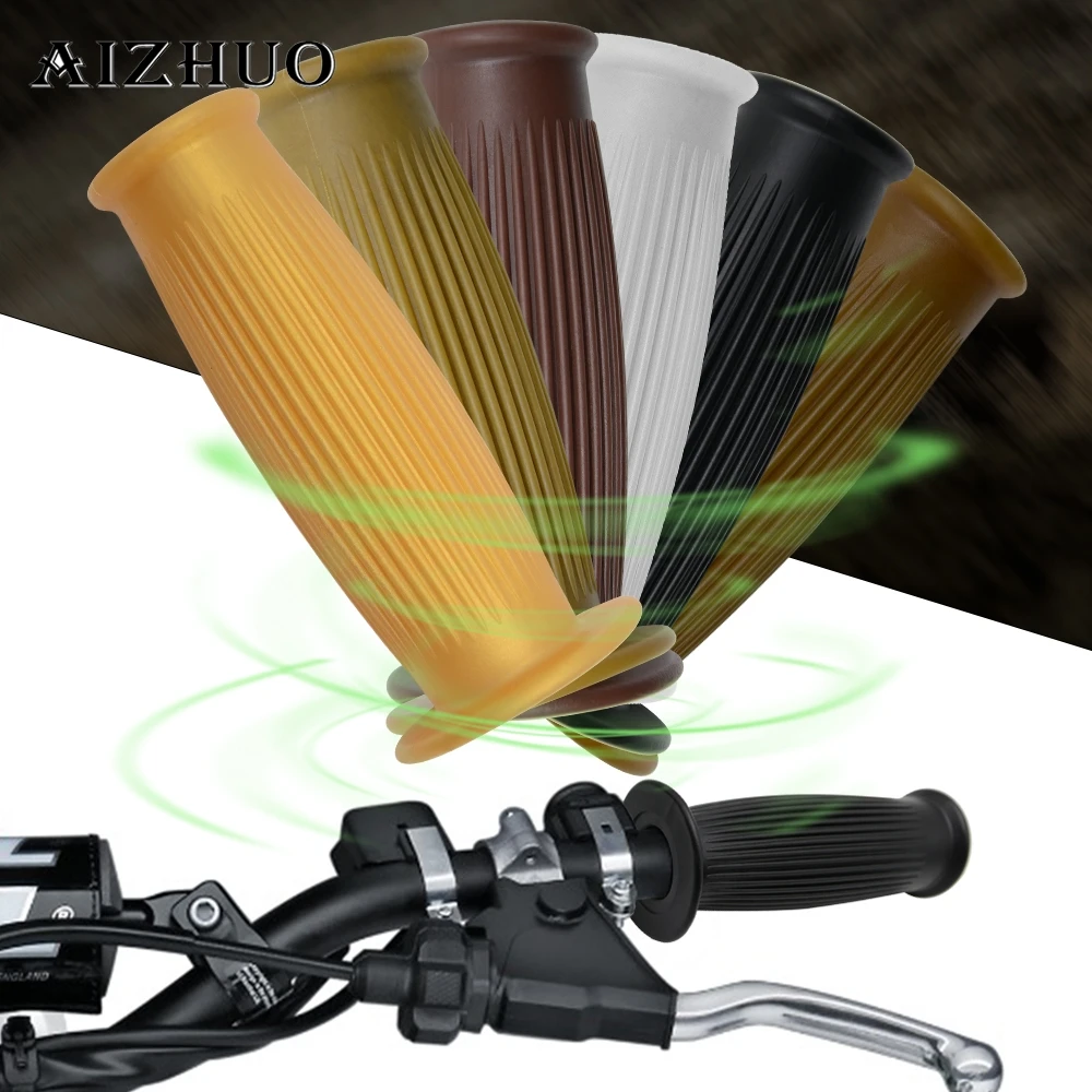 25 мм 28 новые винтажные мотоциклетные ручки Cafe Racer резиновая рукоятка для BMW r90/6 r80