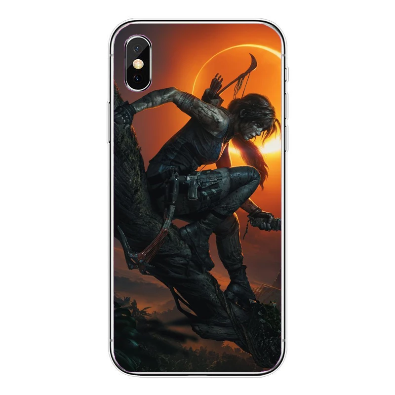 Жесткий чехол Tomb Raider для Apple iPhone X 10 XS 7 6 6s 8 Plus 4 4S 5 5S SE XR Max | Мобильные телефоны и