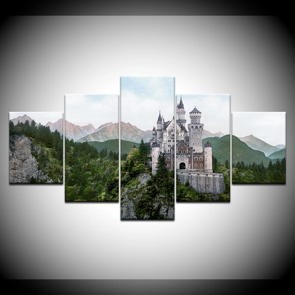 Заголовки в Твиттере 5 шт. холст обои современный плакат модульная