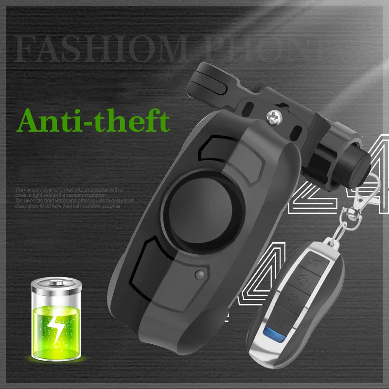AGEKUSL 2 в 1 удаленного велосипедный Звонок Anti-theft вибрации сигнализация Рог