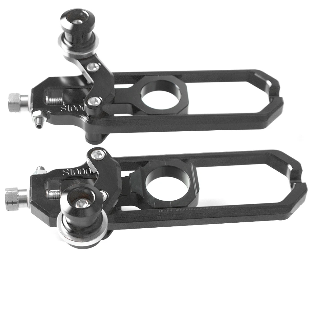 Детали для мотоцикла Алюминиевые блоки регулировки цепи заднего моста шпинделя