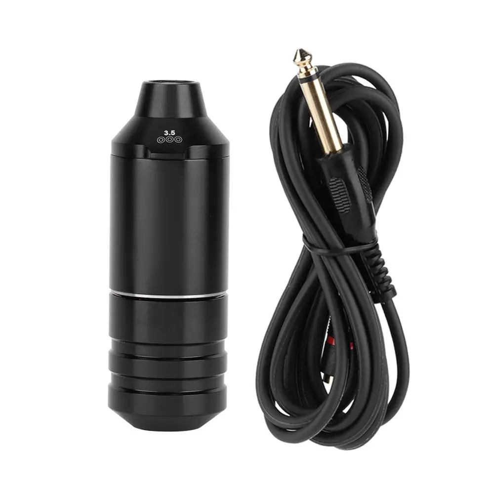 Black Silver Высокое качество Мощный Тихий мотор татуировки бровей губ Татуировки Роторная ручка микроблейдинг пистолет набор татуировки аксессуары и припасы Новые - Цвет: Black Silver