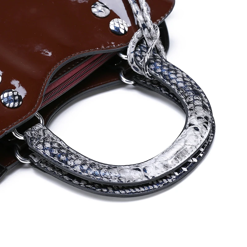 3 комплекта роскошных высококачественных женских сумок из лакированной кожи