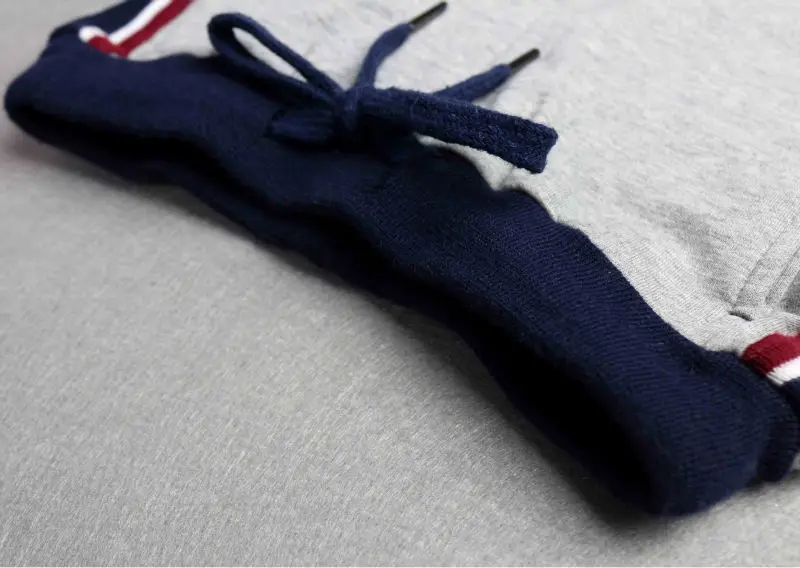 Летние шорты для мальчиков серые брюки с вышивкой и карманами эластичный пояс|boys