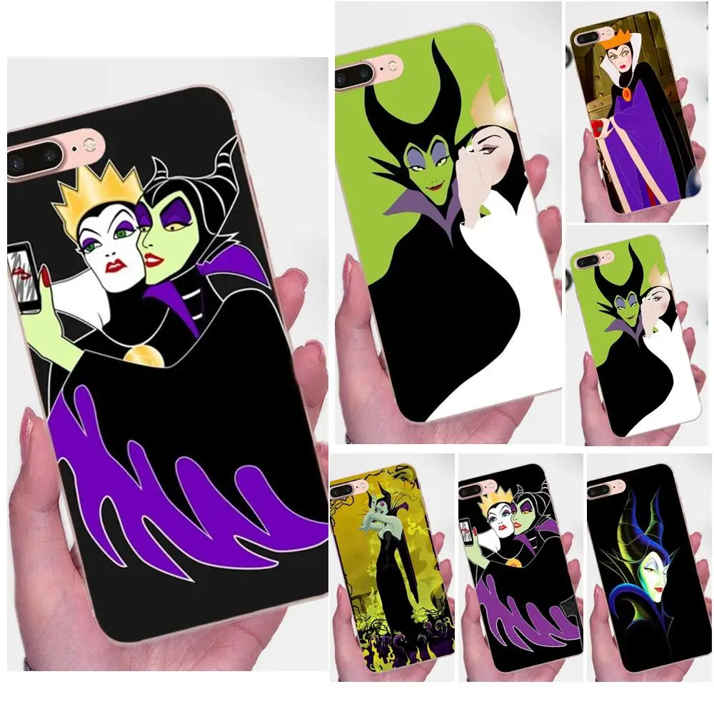 Силиконовый чехол Grimhilde & Maleficent для селфи Galaxy J1 J2 J3 J330 J4 J5 J6 J7 J730 J8 2015 2016 2017 2018 mini