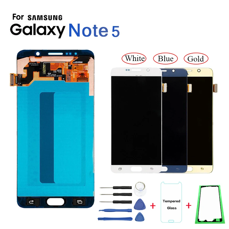 AMOLED экран для Samsung Galaxy Note 5 N920 сменный ЖК дисплей N920A N9200 модуль дисплея