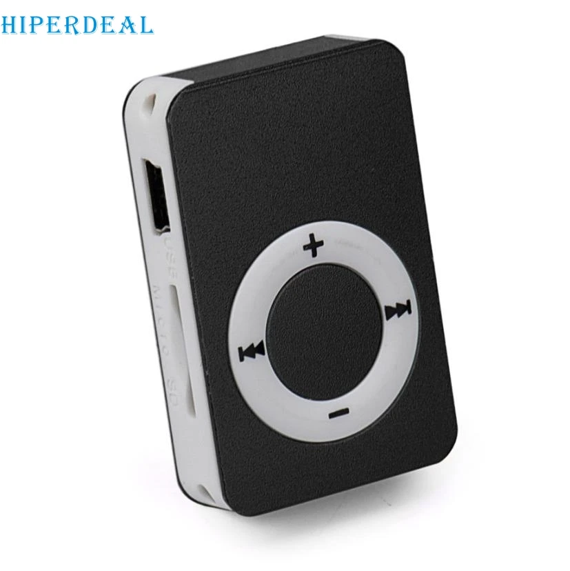 Мини mp3 плеер HIPERDEAL с клипсой и слотом для Micro TF/SD карты спортивный мини MP3