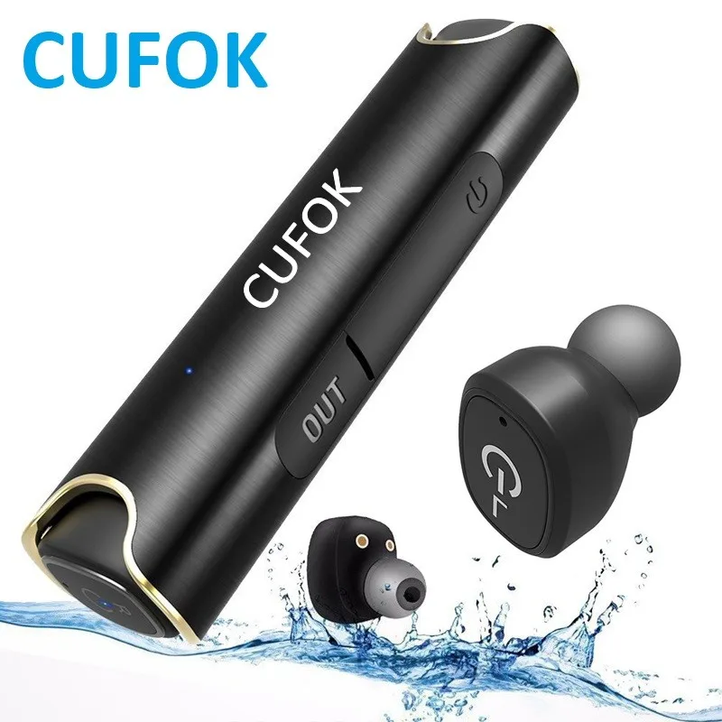 CUFOK S2 True wireless Bluetooth наушники мини TWS стерео музыкальные гарнитуры громкой связи