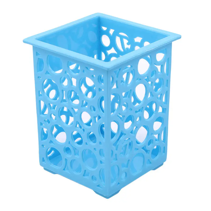 Креативный офисный квадратный полый Цветочный Настольный держатель для