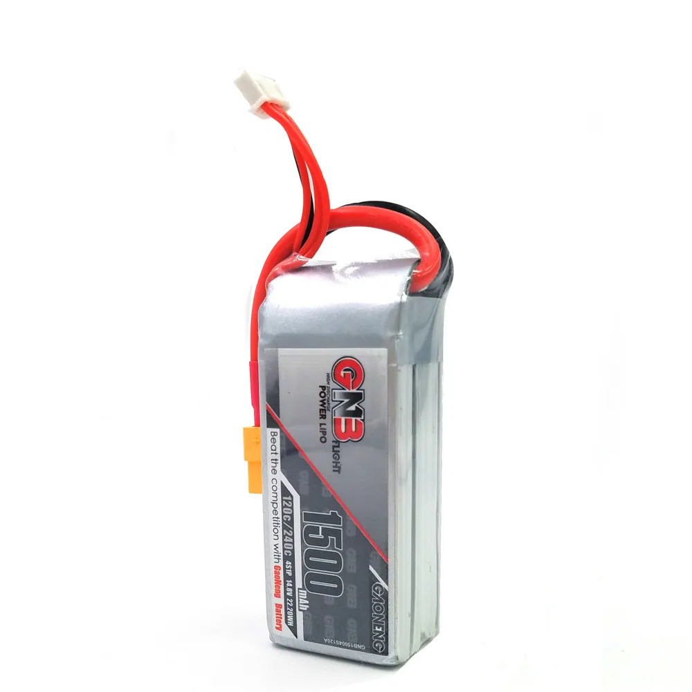 Квадрокоптер Gaoneng GNB 1500 мА · ч 14 8 в 120C/240C 22.2WH Lipo аккумулятор XT60 штекер 250 3D FPV