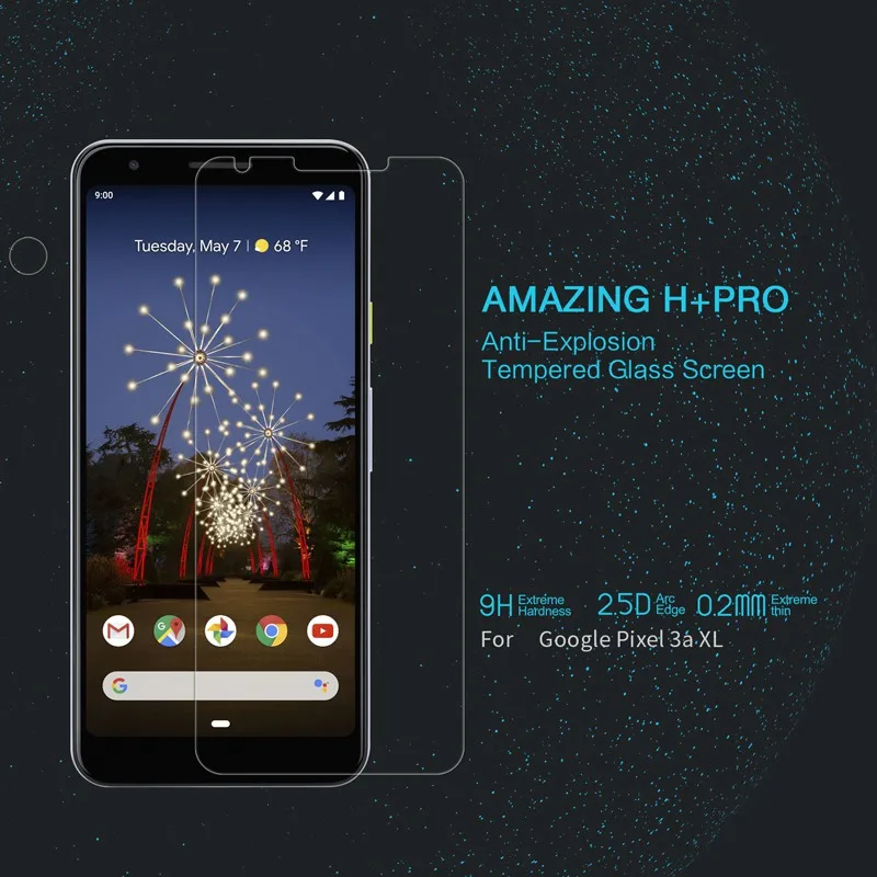 Для Google Pixel 3a XL Защитное стекло для экрана 0 2 мм Nillkin ультратонкое закаленное экран